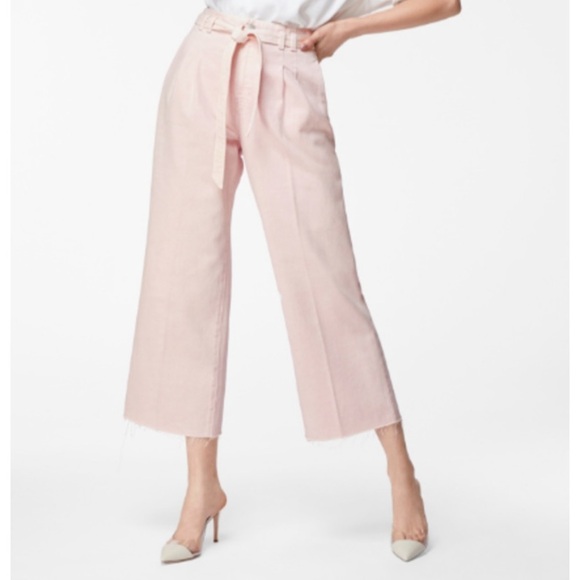 J Brand High Rise Tie Waist Pant in Faded‎ Fedora - Picture 1 of 6